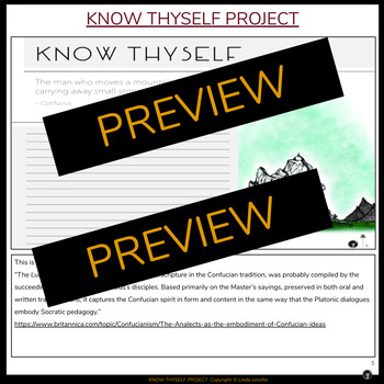 Know Thyself Curriculum Product